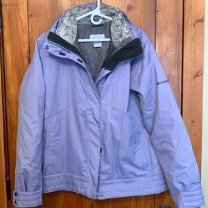 Columbia 3in1 Interchange Winter Jacket, Lavender, Size XL